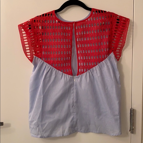 Anthropologie poplin top - Picture 3 of 5